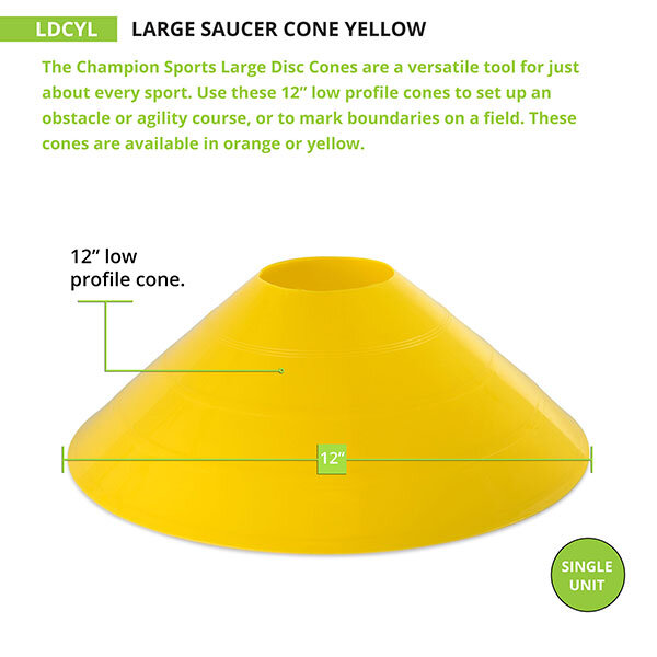 Large Yellow Cone Measurements