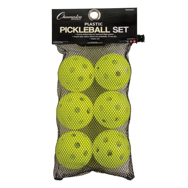 Champion Recreational Indoor Pickleball Balls Retail Packaging