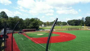 Baseball Field with Baseball Cages & Backstops