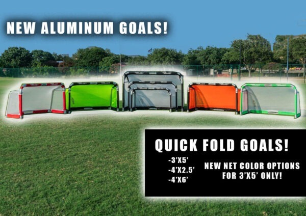 Quick Fold Aluminum Goal - All Goals